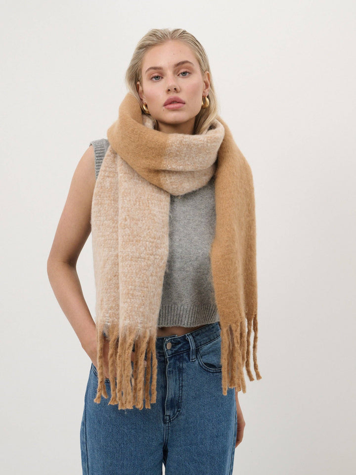 Caramel Fluffy Scarf
