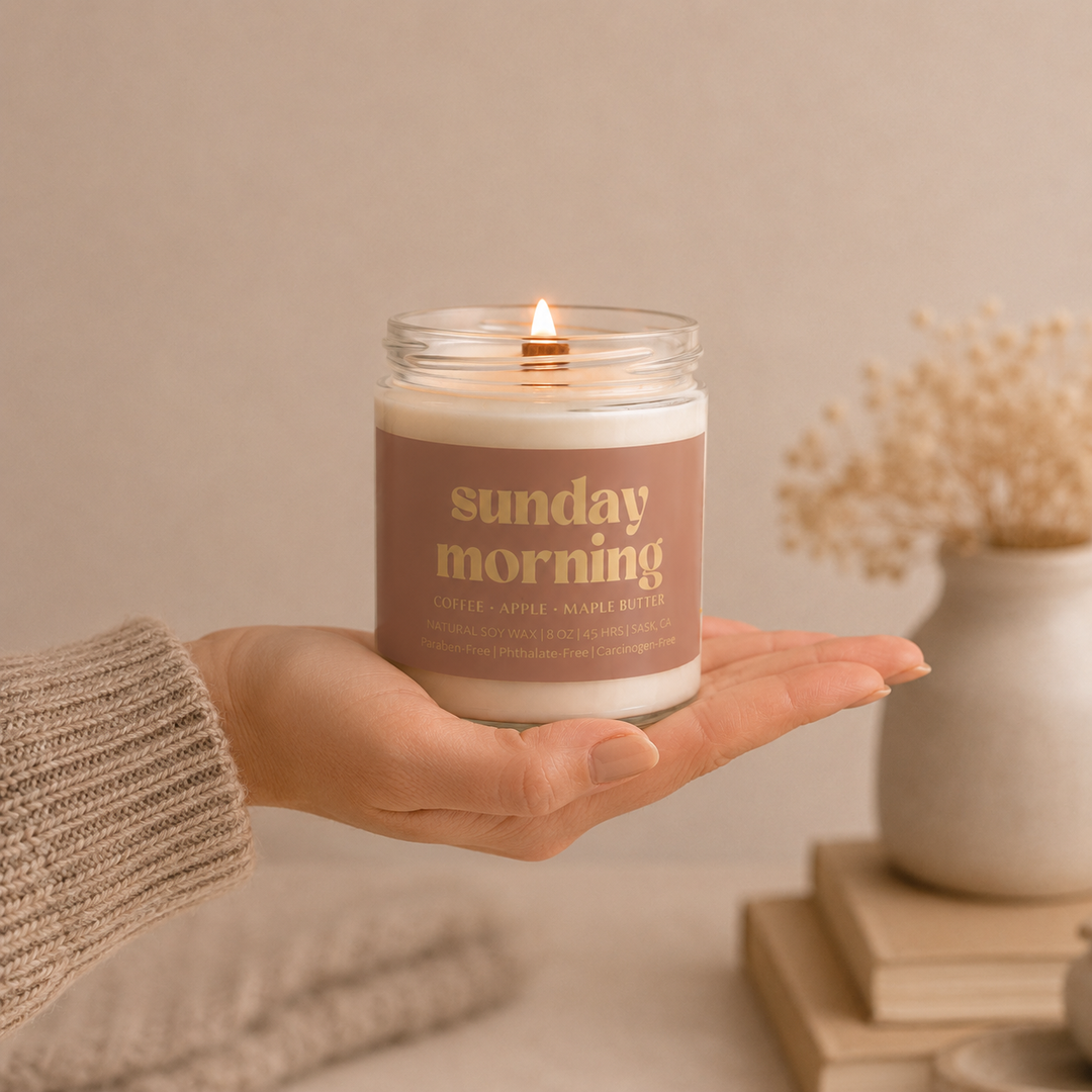 SUDNAY MORNING | 8OZ NON TOXIC SOY CANDLE | FALL COLLECTION