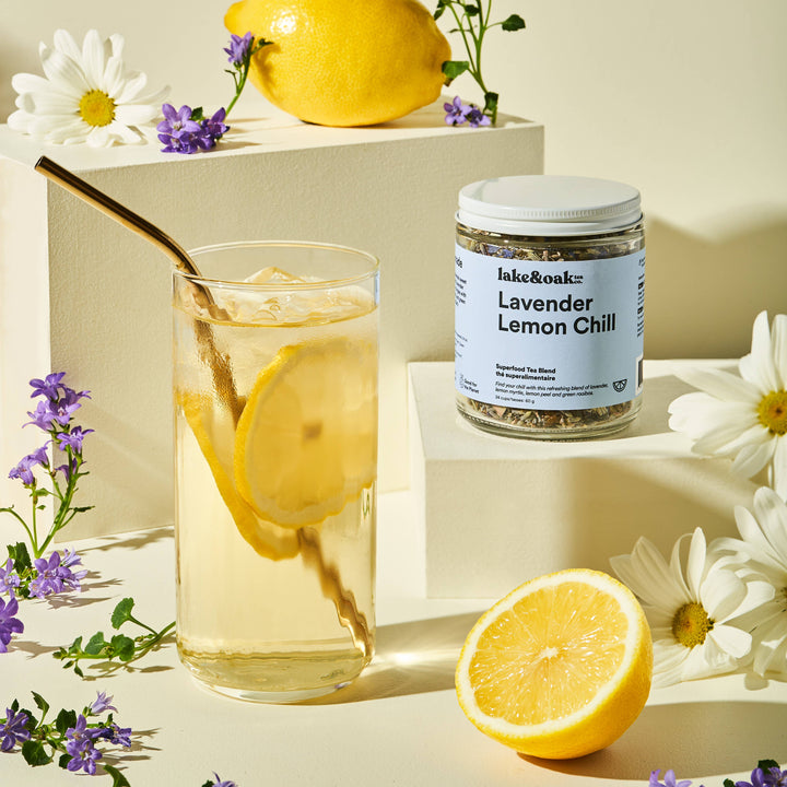 Lavender Lemon Chill - Superfood Tea Blend Jar