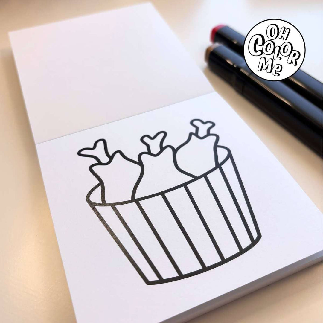 Mini Coloring Book Sweet & Salty