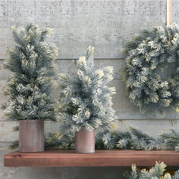Soft Frosted Fir Table Top Tree