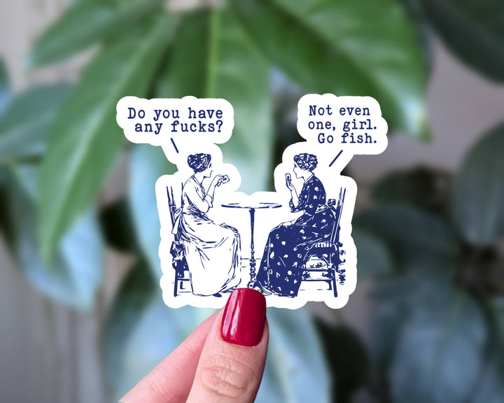 Go Fish Snarky Sticker
