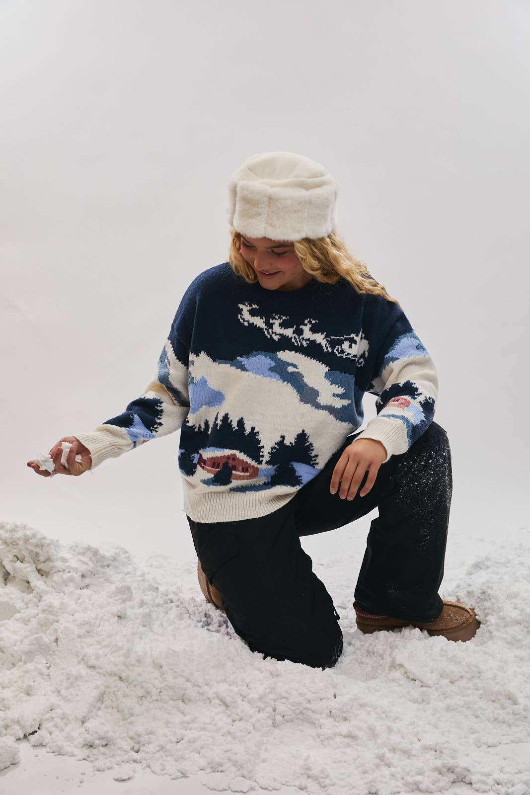 Ski Village Holiday Sweater