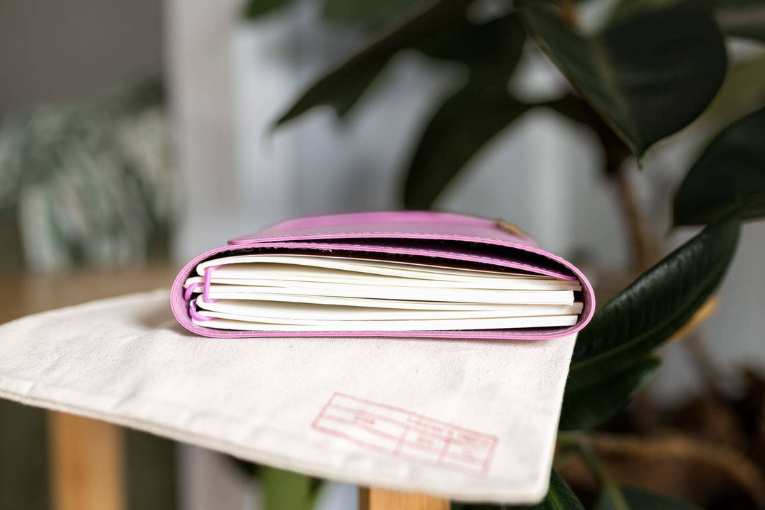 Refillable Folio in Rose Quartz