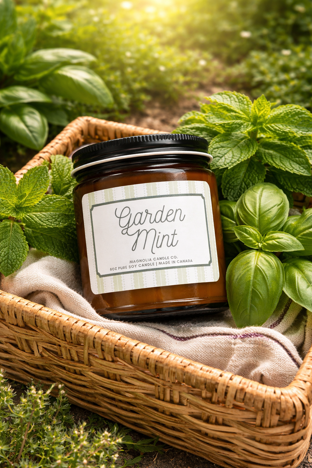 Garden Mint Candle 8oz