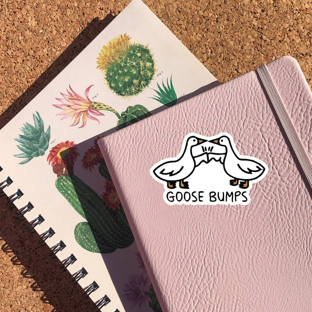 Goose Bumps Sticker: Holographic Vinyl