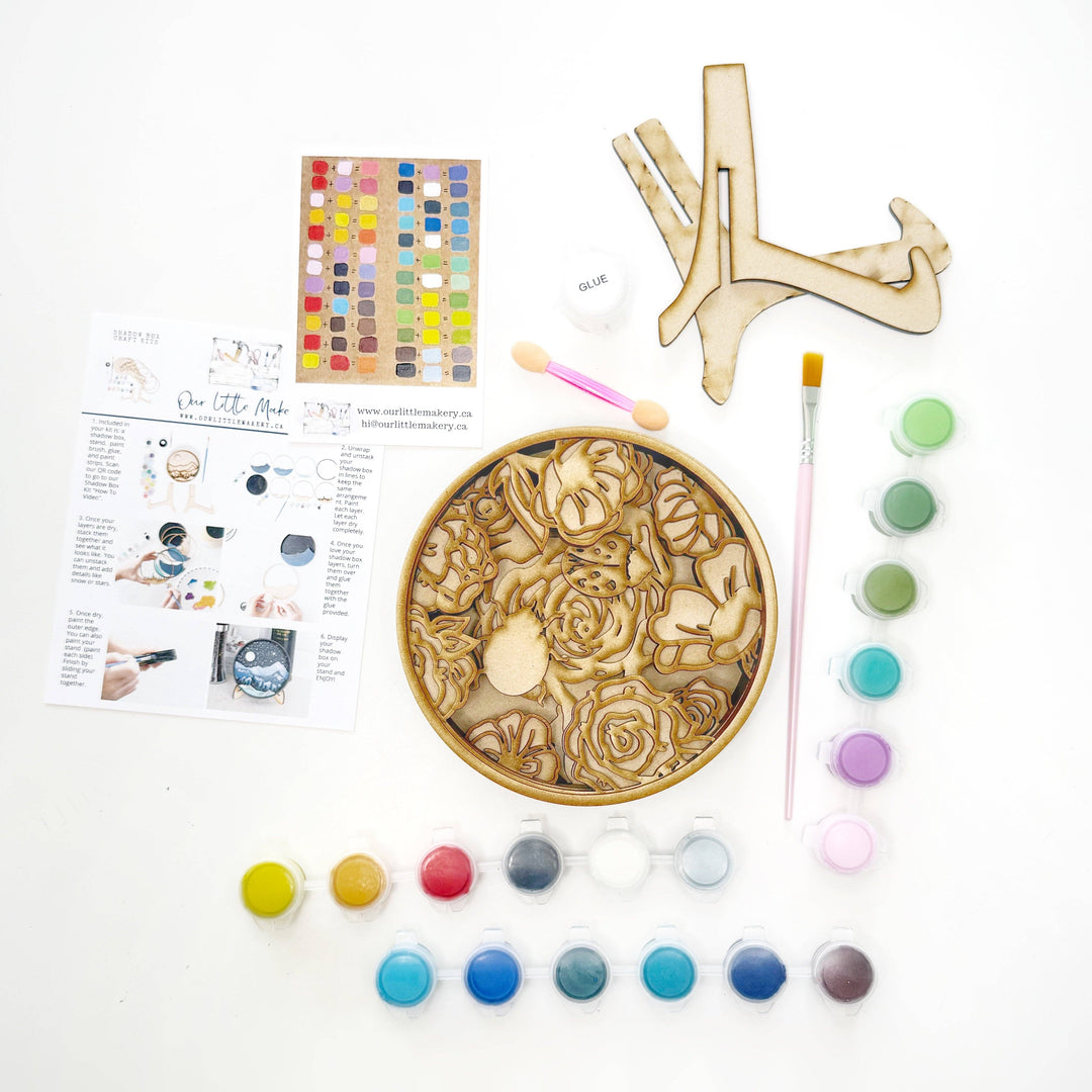 Bee Happy Shadow Box Kit