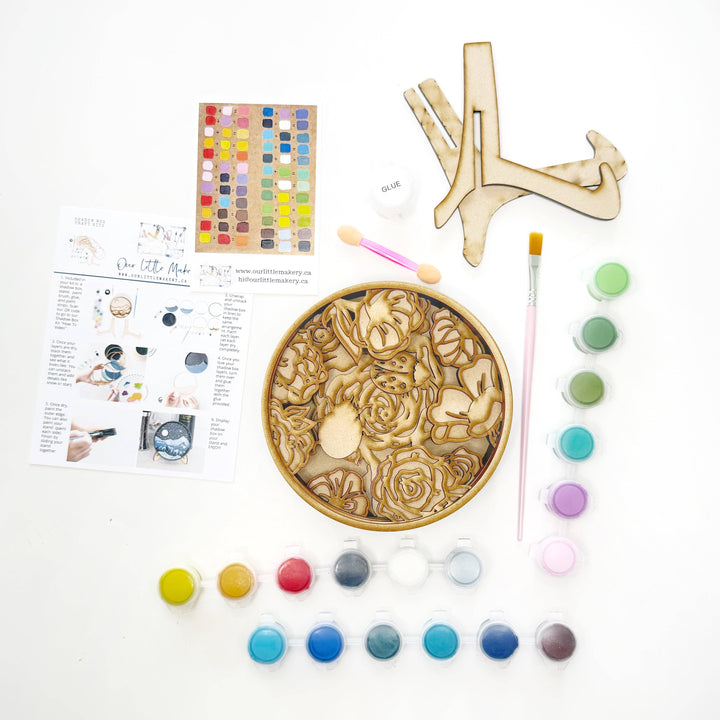 Bee Happy Shadow Box Kit