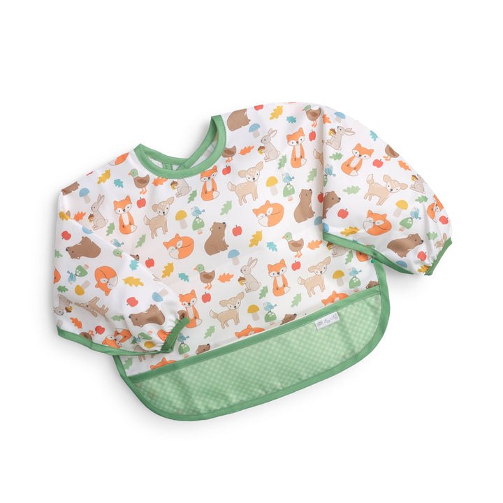 Itzy Everywhere Bib™ - Long Sleeve Water-resistant Bib: Woodland