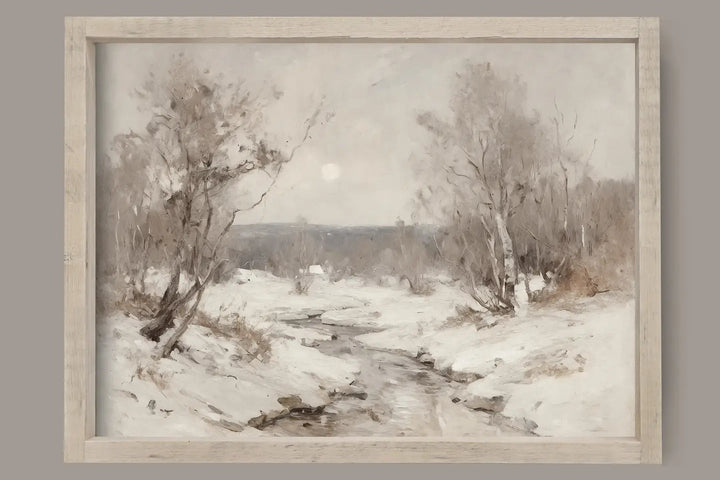 Vintage Winter Print