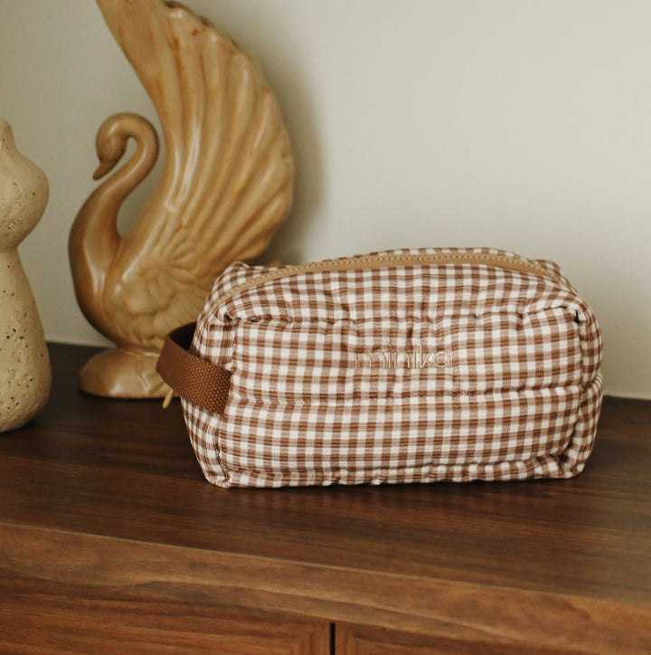 Pouch - Vichy brown