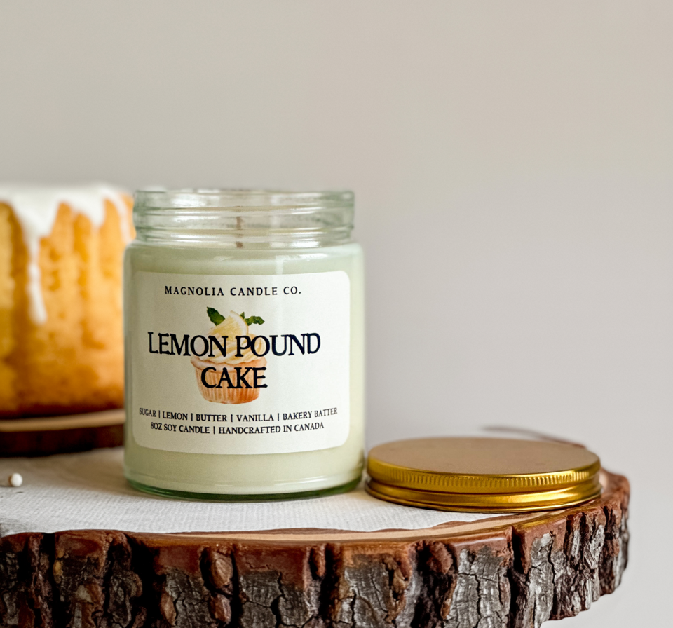 Lemon Pound Cake Candle 8oz