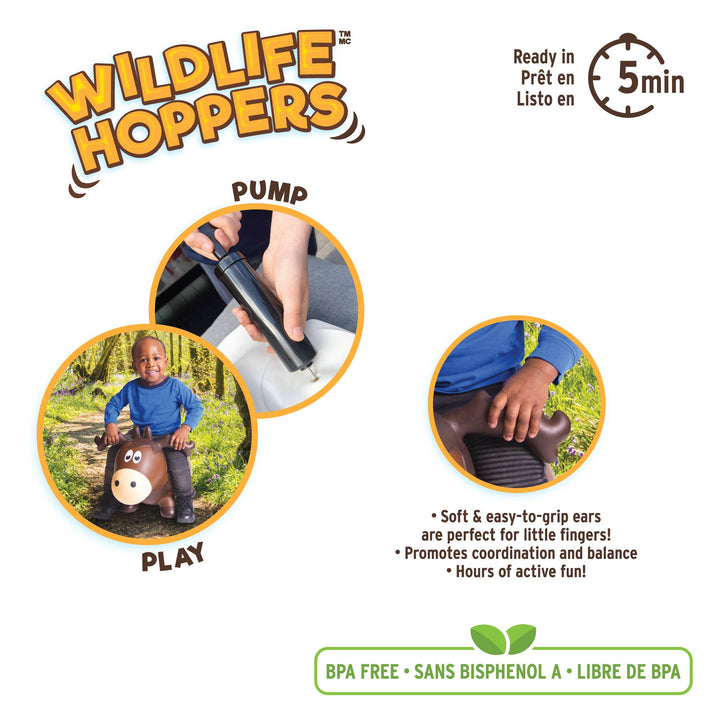 Wildlife Hoppers: Brown Moose