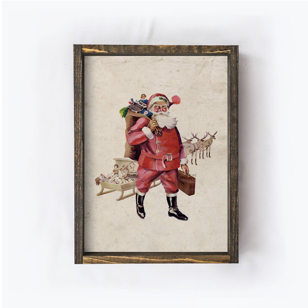 Santa Claus Christmas Print