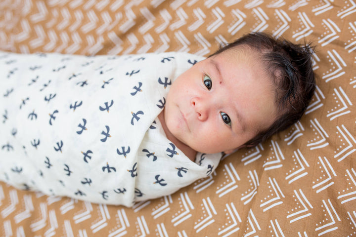 2-Pack Cotton Swaddle Blankets – Blackbirds & MudCloth