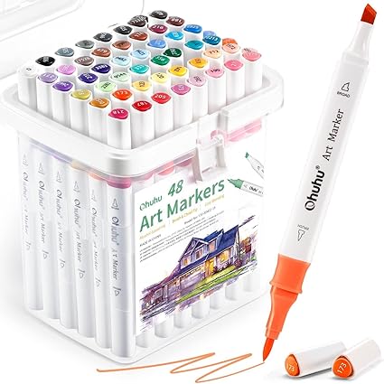 Art Markers- 48 Piece Set