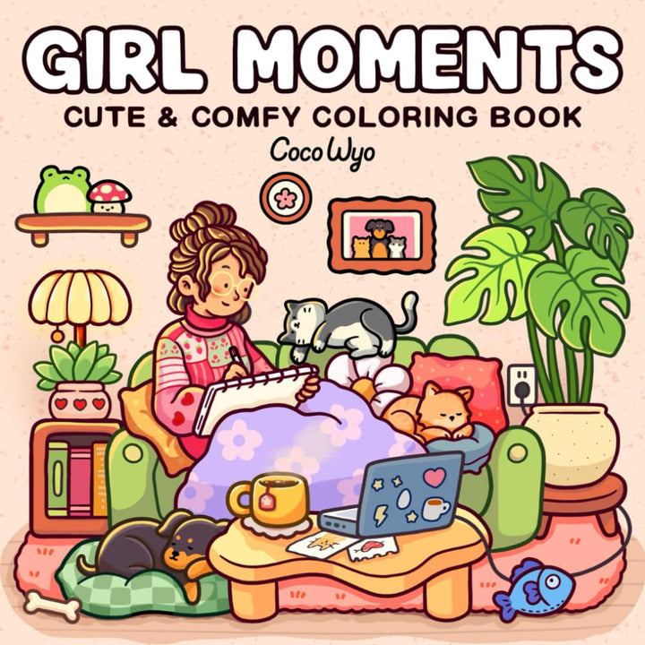 Girl Moments Colouring Book
