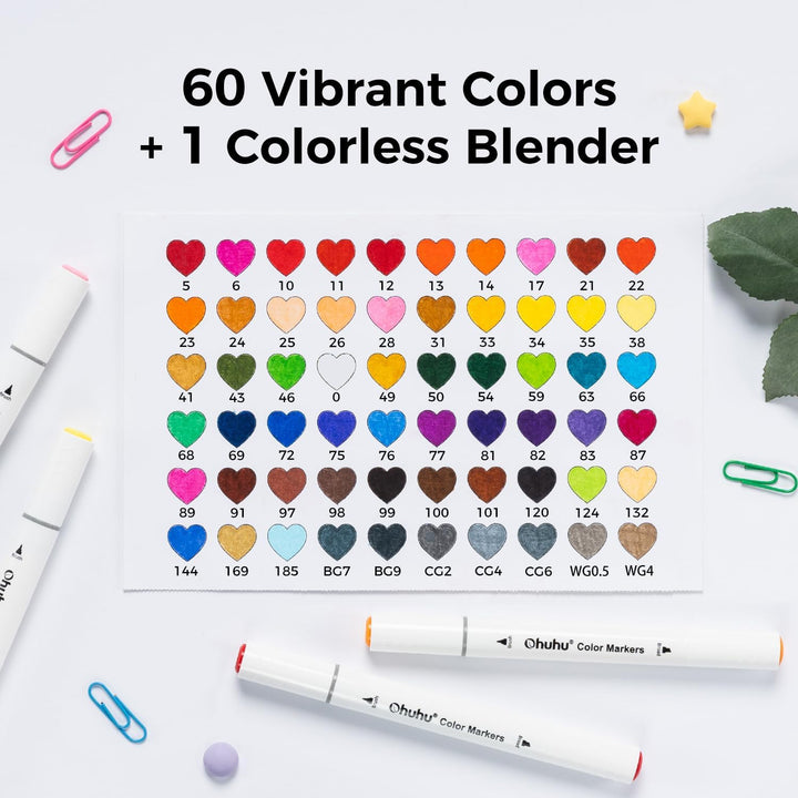 Art Markers- 60 Piece Set