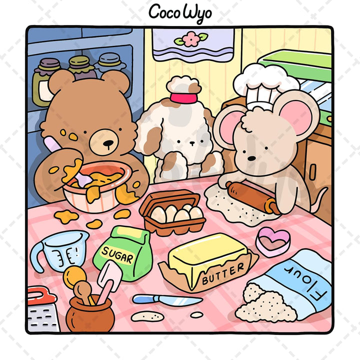 Cozy Friends Colouring Book