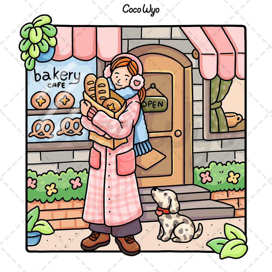 Girl Moments Colouring Book