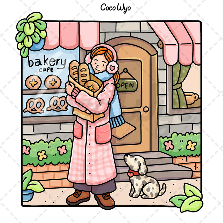 Girl Moments Colouring Book