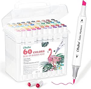 Art Markers- 60 Piece Set