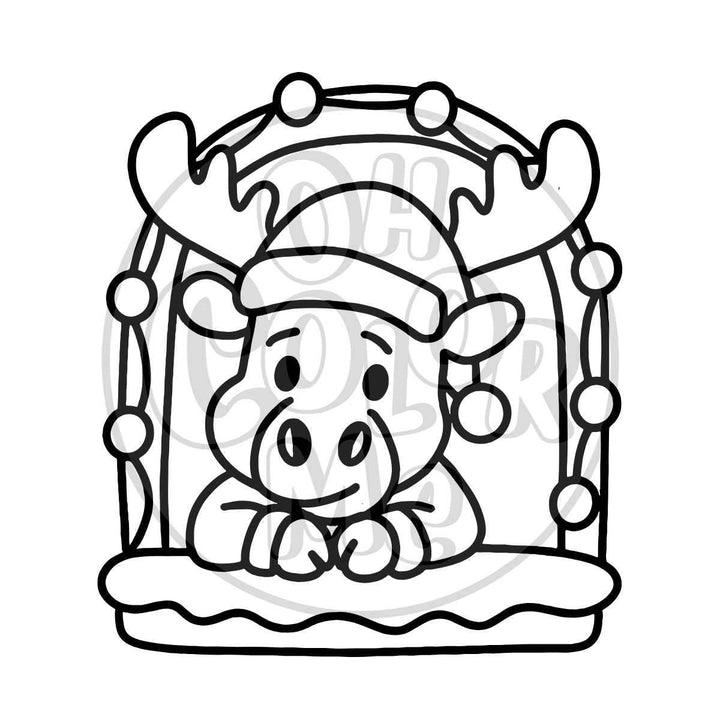 Mini Coloring Book - Canadiana Christmas