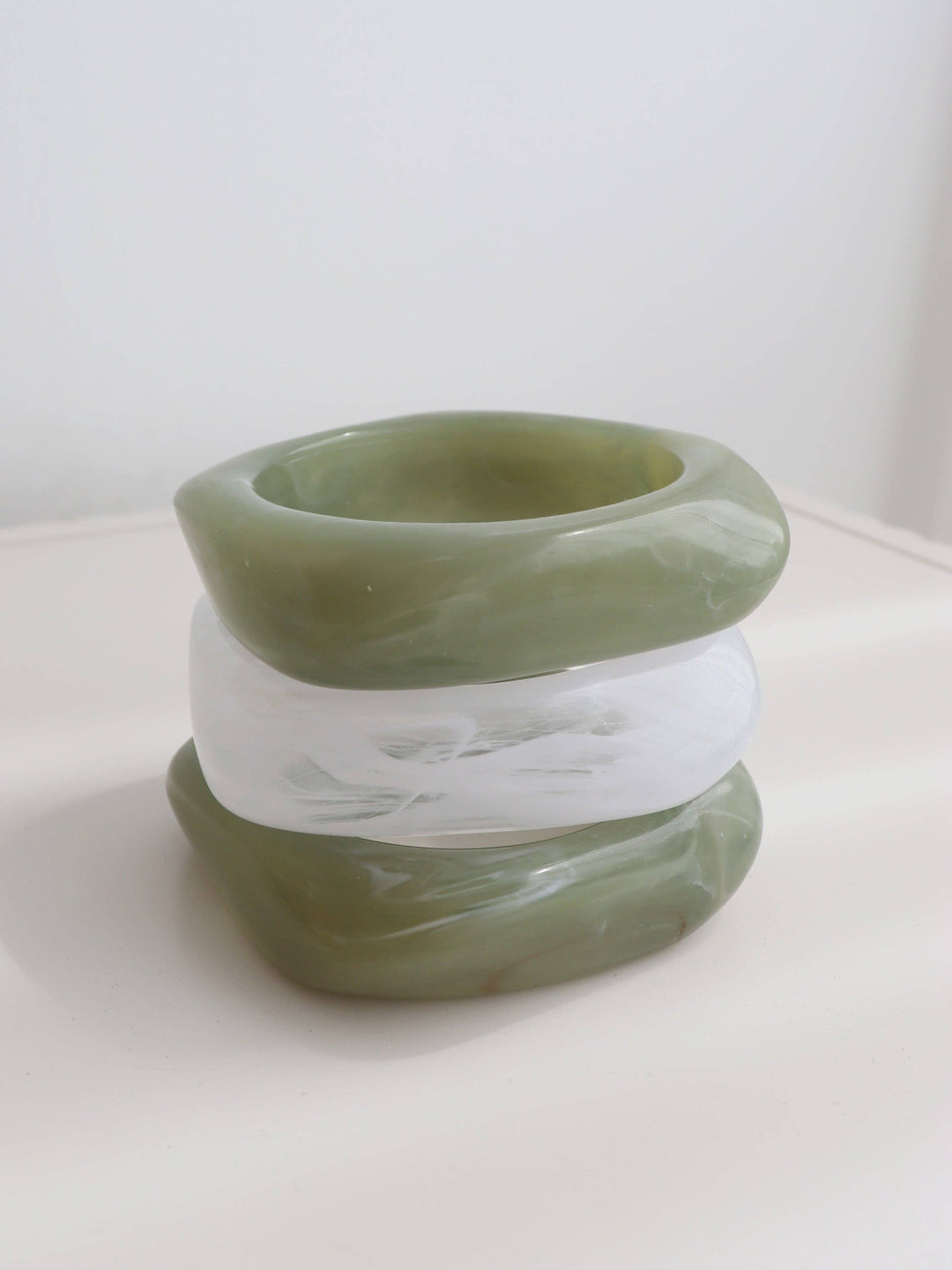 Cuff Bangle in Sage