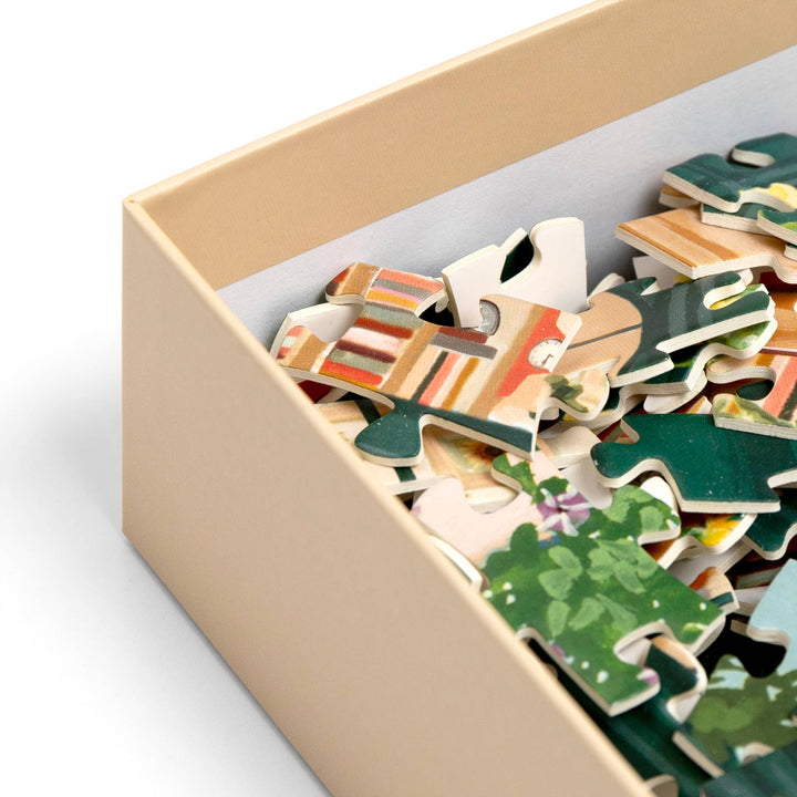 Bookworm Bookshop - 400 Piece Panoramic Jigsaw Puzzle