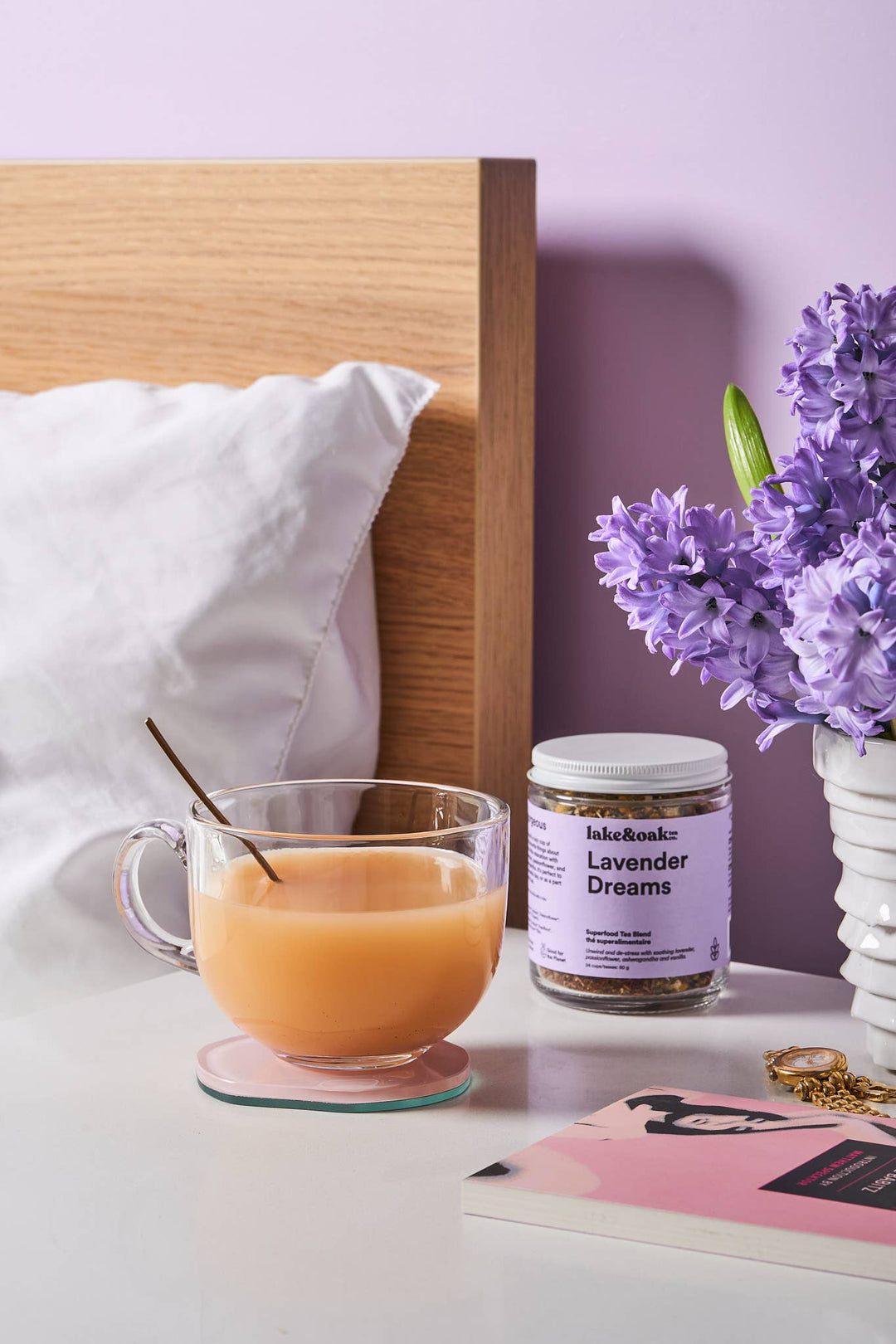 Lavender Dreams - Superfood Tea Blend: Retail Glass Jar