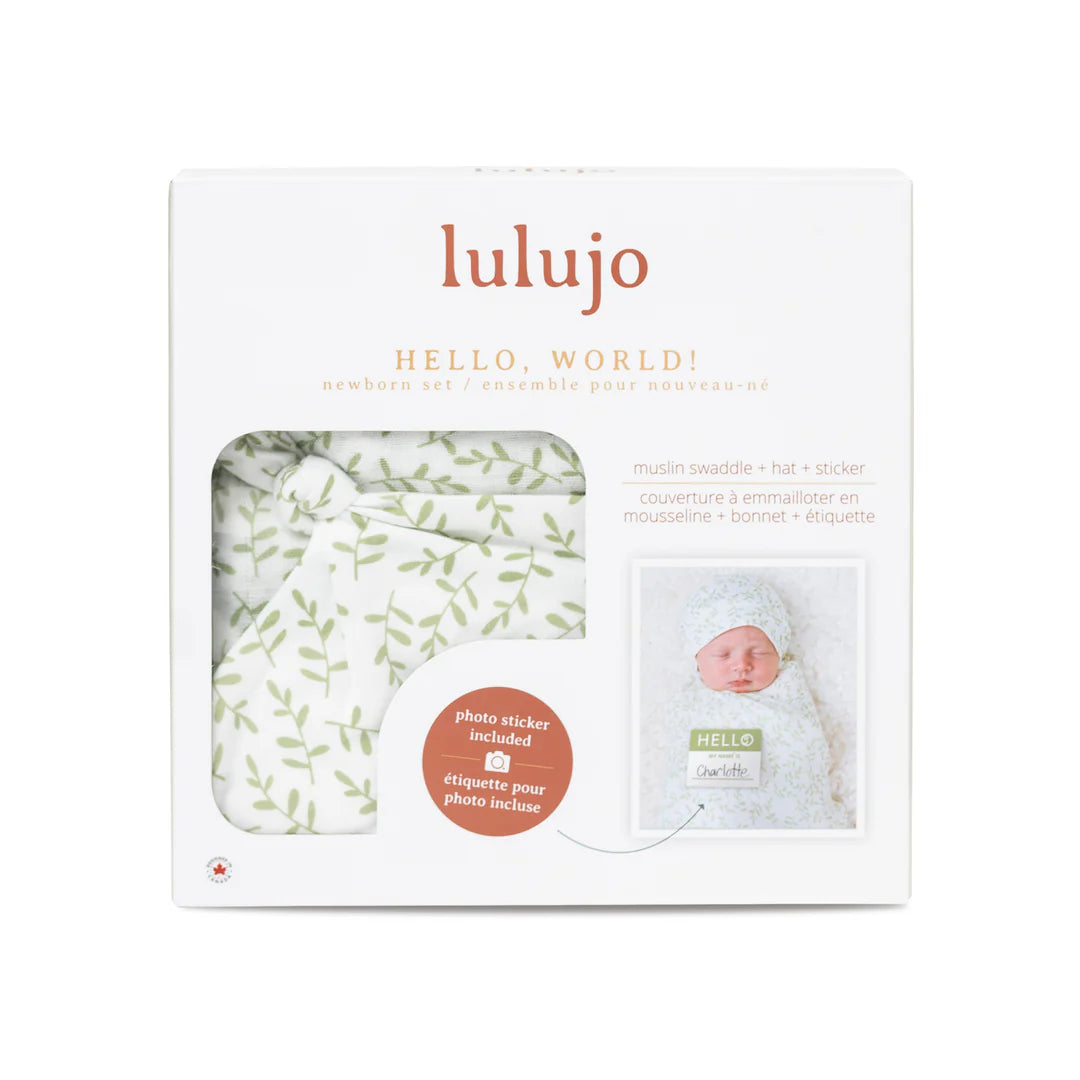 Hello World Newborn Set – Greenery