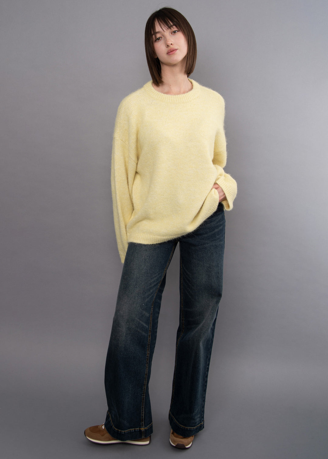 Juno Crewneck Sweater- Butter