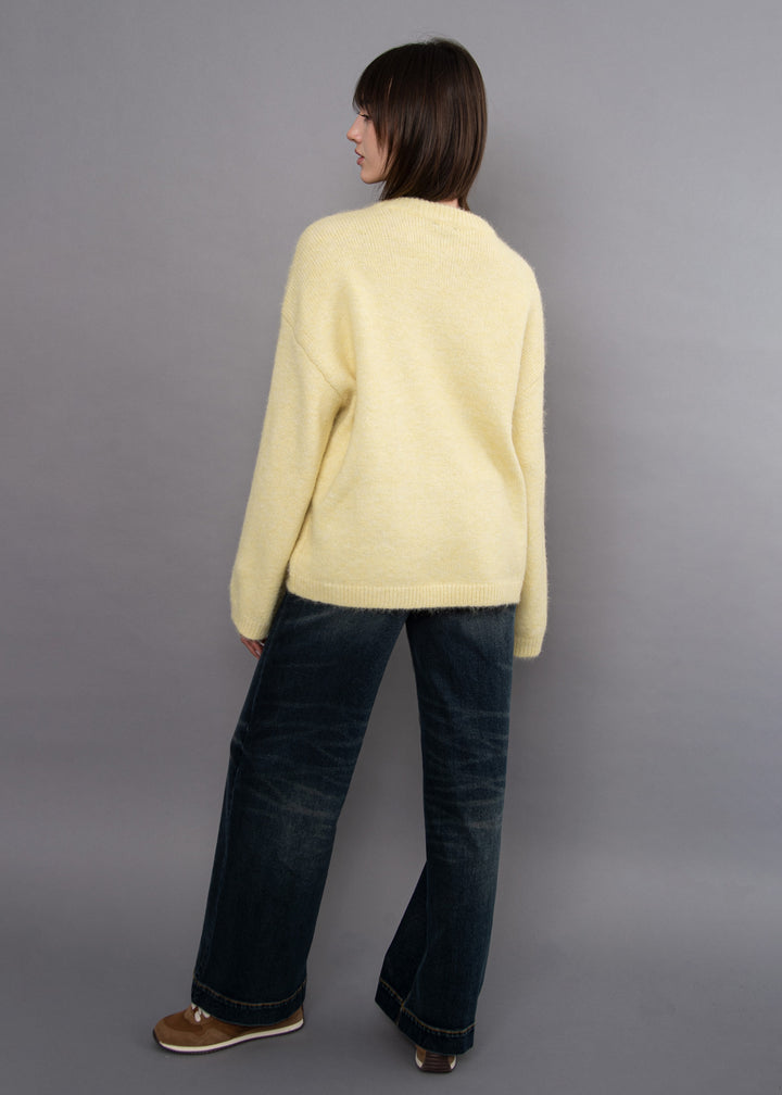 Juno Crewneck Sweater- Butter