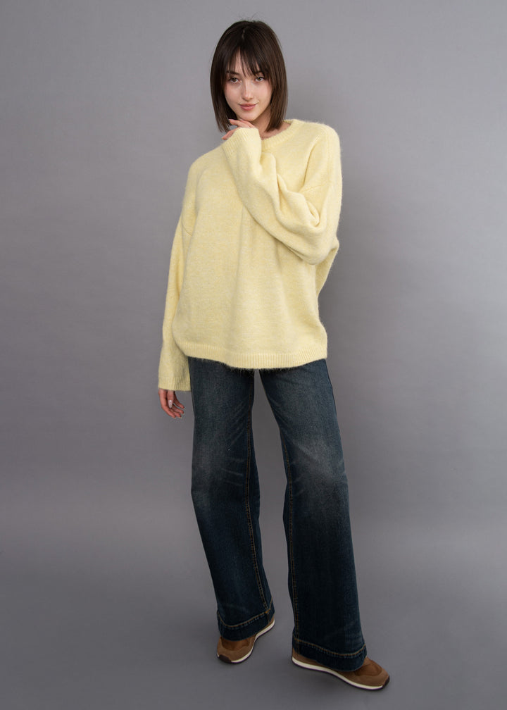 Juno Crewneck Sweater- Butter