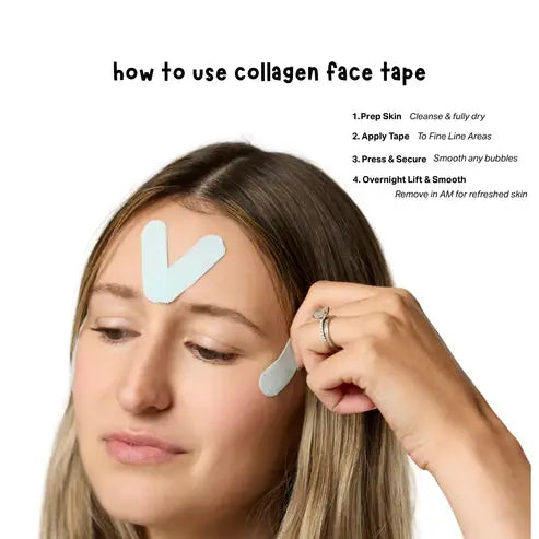 Collagen Lift & Hydrate Face Tape: 1 Month Supply