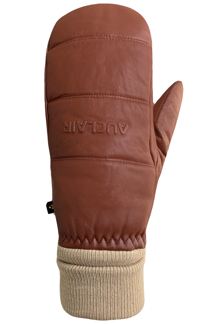 Luna Women's Cognac/Cream Mittens