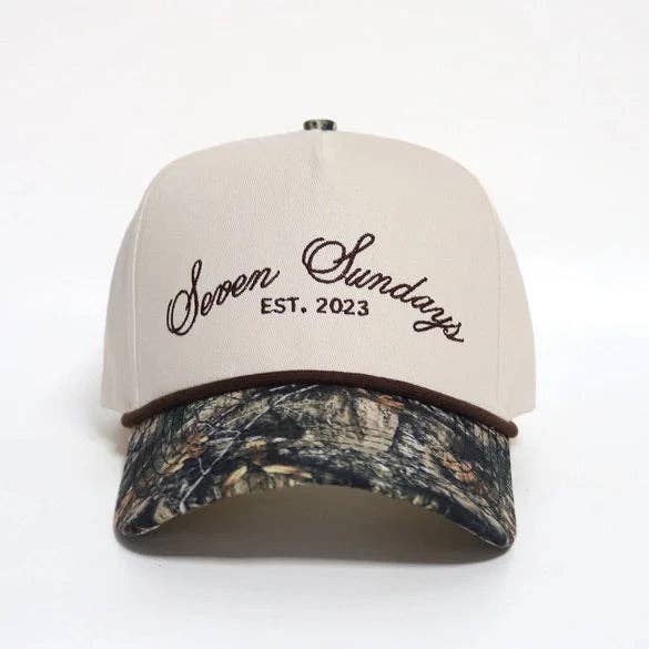 Trucker Hat - Camo/White
