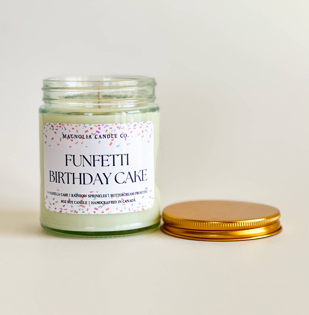 Funfetti Birthday Cake Candle 8oz