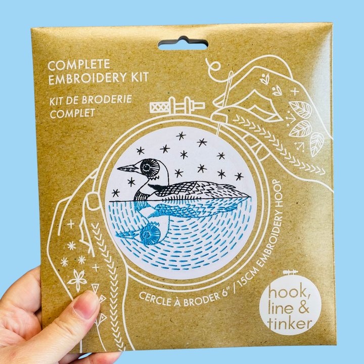 Loon Complete Embroidery Kit