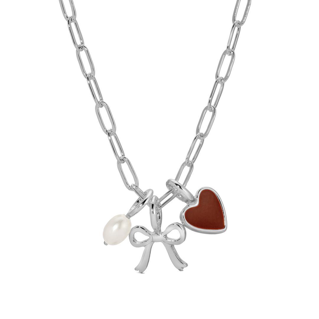 Charm Garden - Silver - PaperClip Chain