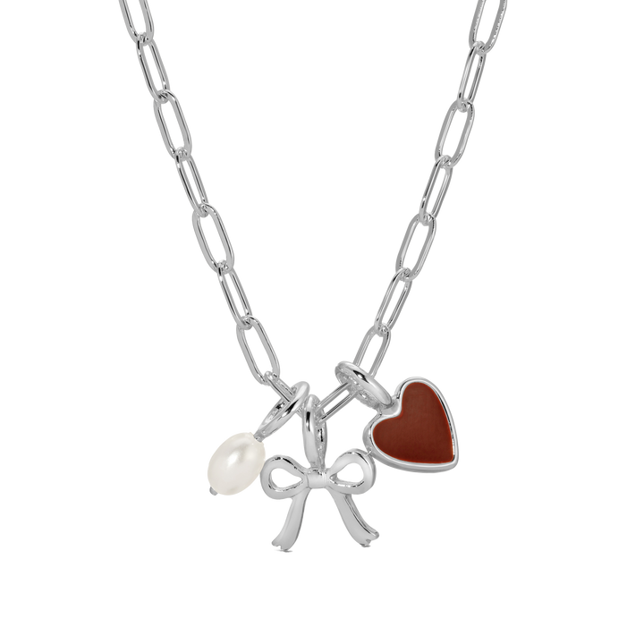 Charm Garden - Silver - PaperClip Chain
