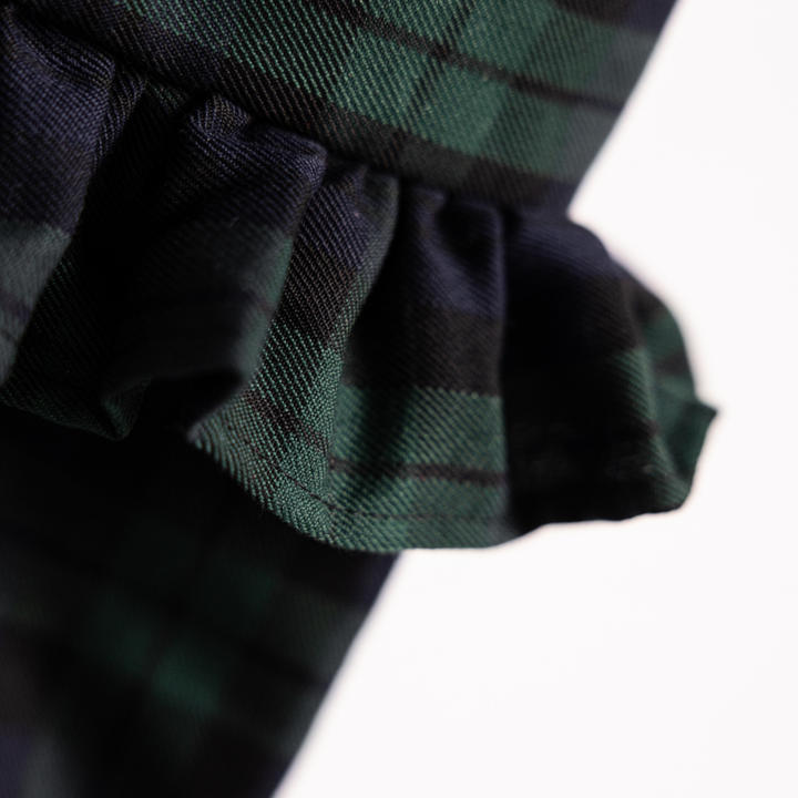 Green Plaid Holiday Stocking