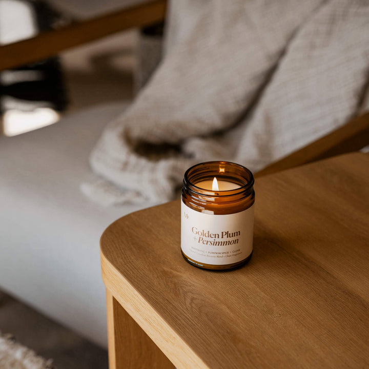 Golden Plum + Persimmon | Canadian Beeswax Candle