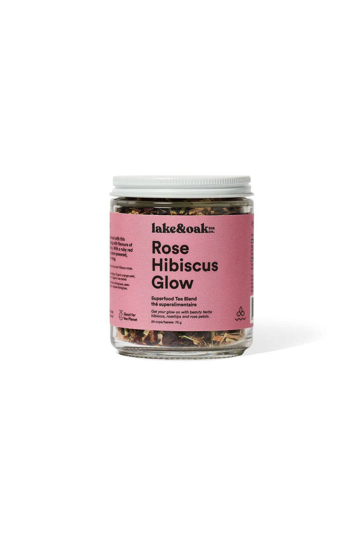 Rose Hibiscus Glow - Superfood Tea Jar