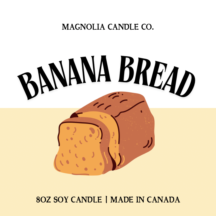 Banana Bread Candle 8oz