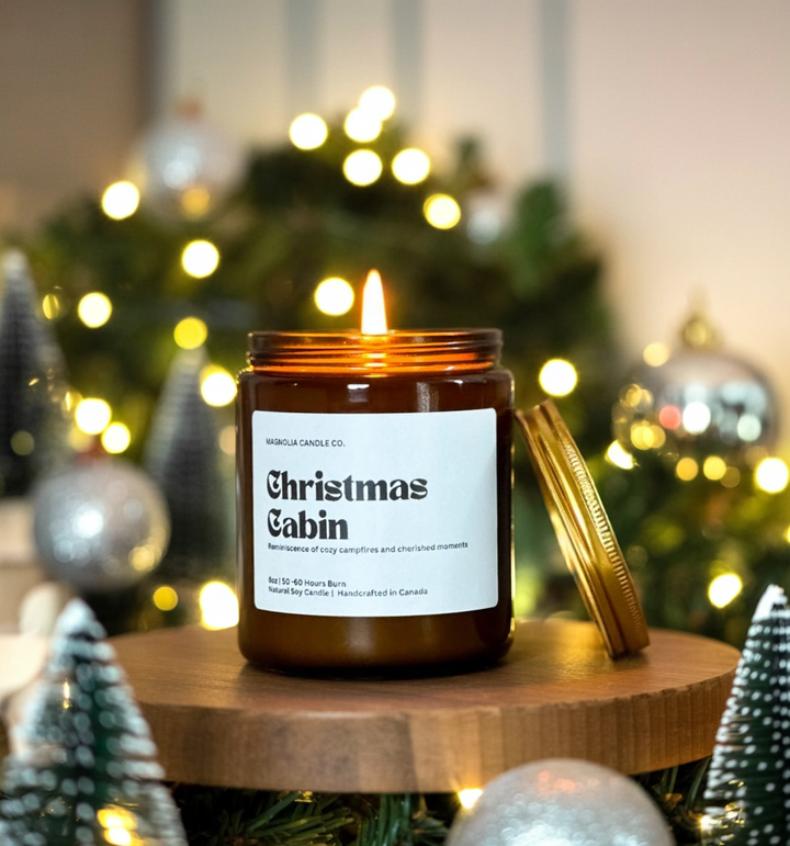 Christmas Cabin Candle