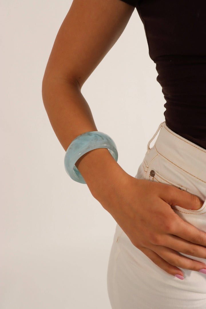Glacia Cuff Bangle - Ice