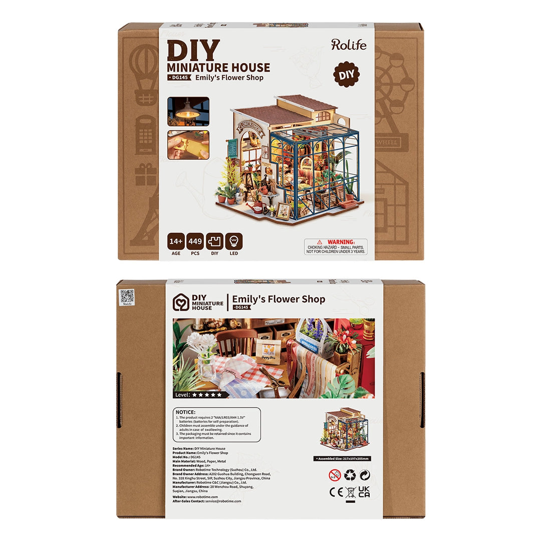 DIY Miniature House- Emily's Flower Shop