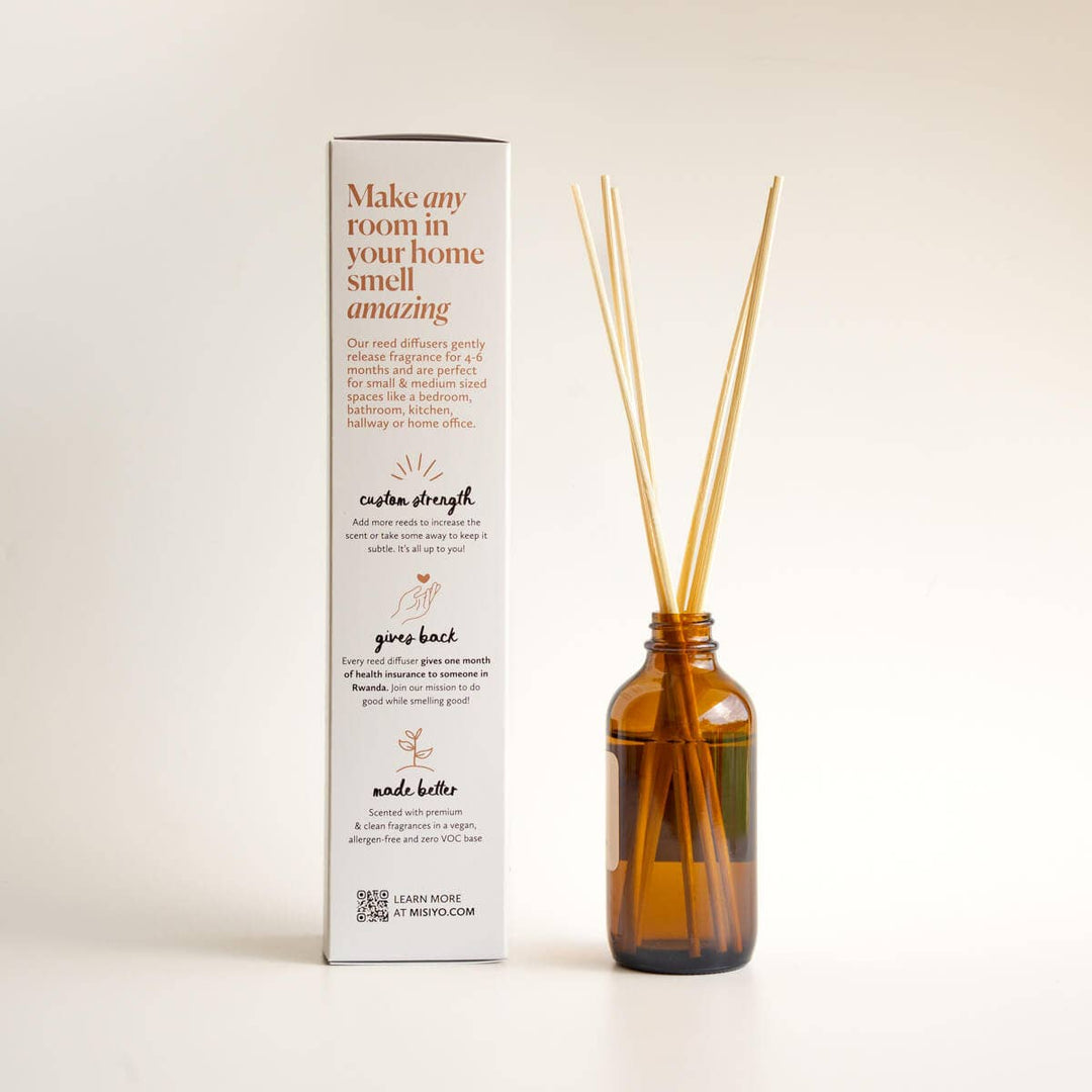 Coconut Milk Daydream | Clean Reed Diffuser: Diffuser Set (with box + reeds)