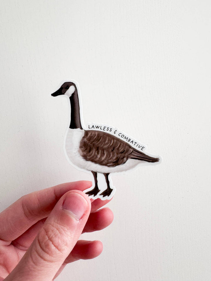 Lawless & Combative Canada Goose Vinyl Sticker: Without Backer Card